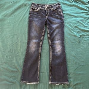 Silver Jeans Co Western Glove Works Suki Flap Jeans 29/32